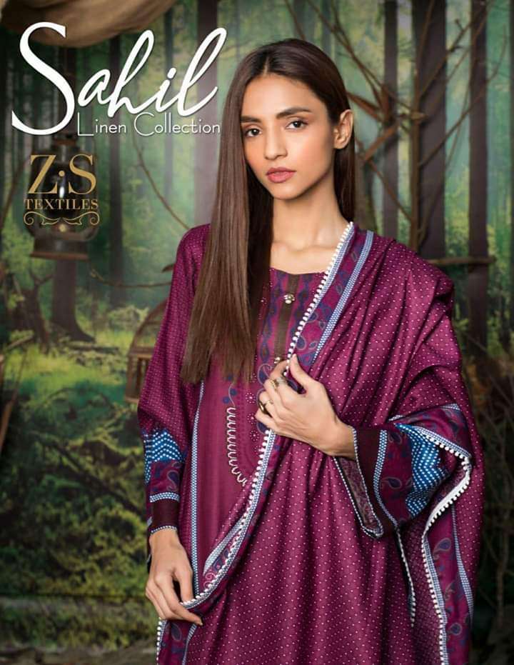 SAHIL LINEN PRINTED COLLECTION ZS TEXTILES